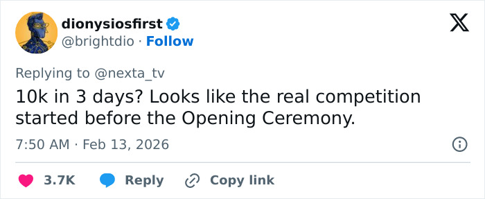 Screenshot of a tweet about Olympic Village turning wildly hot as athletes run out of rubbers in 3 days.