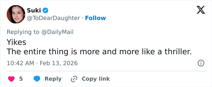 Screenshot of a tweet reacting to a claim by the doctor involved in Jeffrey Epstein's post mortem case. Screenshot of a tweet reacting to a claim by the doctor involved in Jeffrey Epstein's post mortem case.