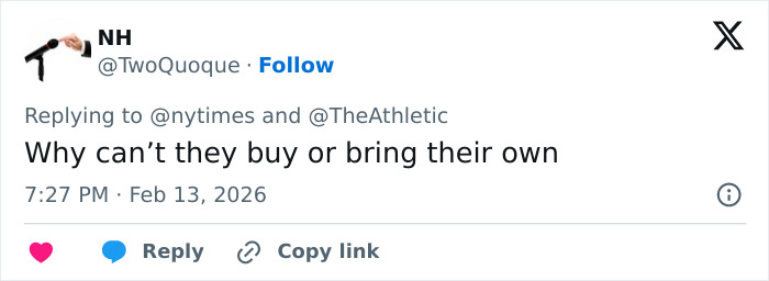 Tweet discussing athletes at the Olympic Village running out of rubbers within three days, sparking surprise and debate.