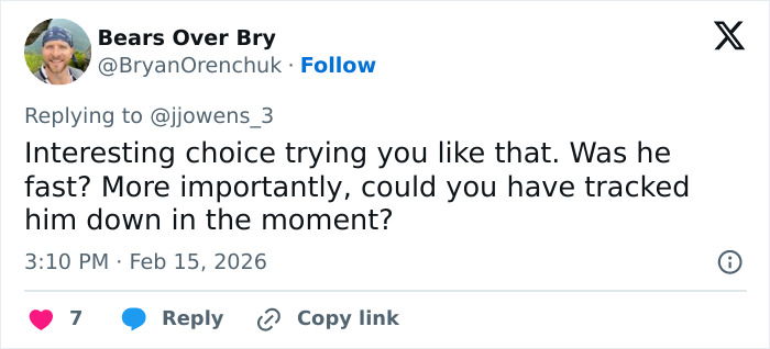 Tweet showing a discussion about tracking someone down quickly, related to Simone Biles and NFL husband crime at Winter Olympics.