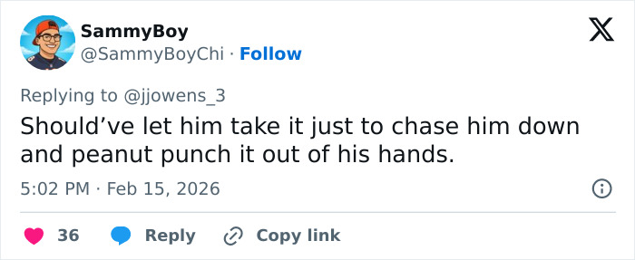 Tweet from SammyBoy commenting on a situation involving Simone Biles and her NFL husband at the Winter Olympics.