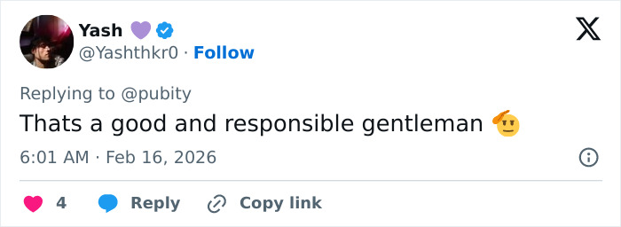 Screenshot of a Twitter reply praising a gentleman, related to The Big Bang Theory star Kunal Nayyar&rsquo;s GoFundMe news.