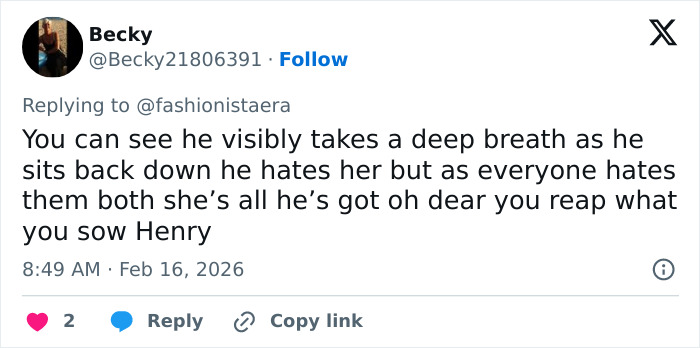 Tweet discussing Prince Harry's body language with Meghan Markle sparking theories at the NBA All-Star Game. Tweet discussing Prince Harry's body language with Meghan Markle sparking theories at the NBA All-Star Game.