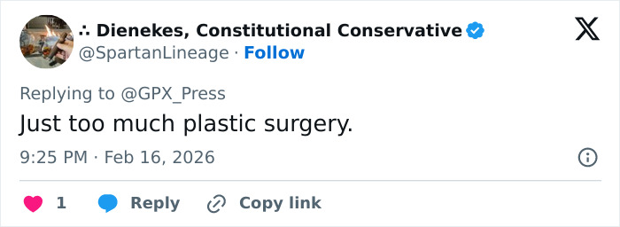 Woman exhibiting strange behavior during White House press conference captured in viral social media post.