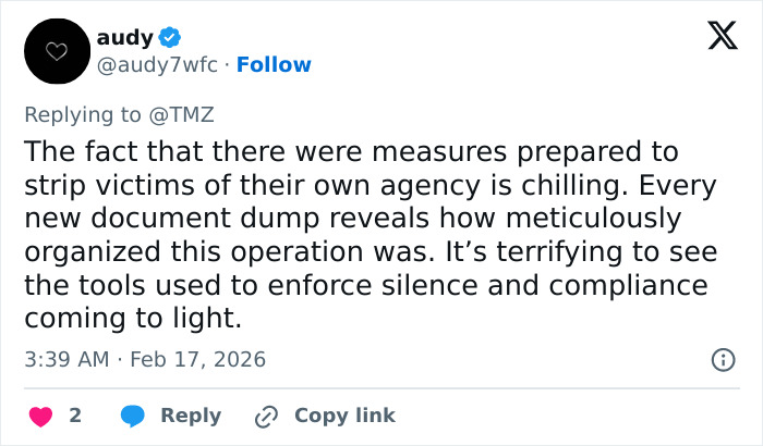 Screenshot of a tweet discussing new Epstein emails revealing horrifying plants he grew and possible use on victims. Screenshot of a tweet discussing new Epstein emails revealing horrifying plants he grew and possible use on victims.