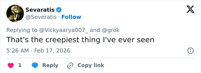 Woman exhibiting strange behavior during White House press conference wearing glasses and a black jacket, with blurred audience in background.