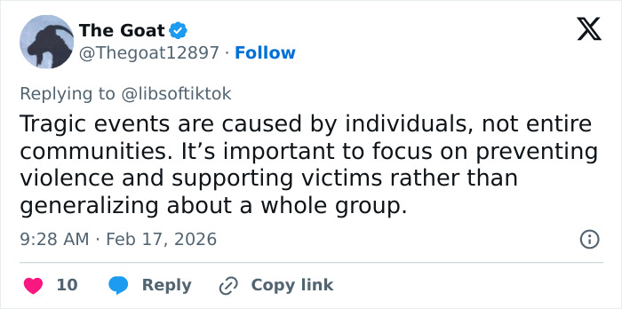 Tweet discussing the importance of preventing violence and supporting victims, linked to transgender mom Roberta Esposito posts.