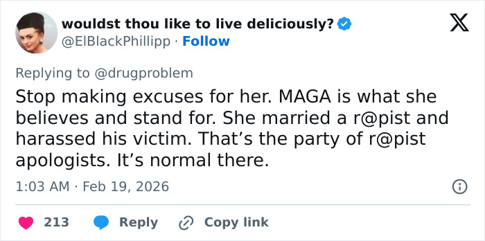 Tweet screenshot showing a user commenting on Nicki Minaj’s dramatic new look sparking explosive reactions online.