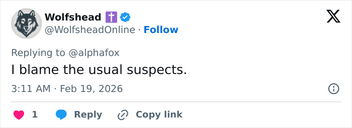 Screenshot of a tweet from Wolfshead replying to @alphafox, discussing Peter Greene's cause of passing and fan reactions.