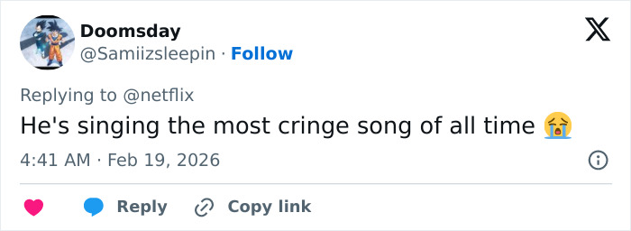 Screenshot of a social media reply expressing disbelief and emotion related to a pathological liar claim about a toddler son.