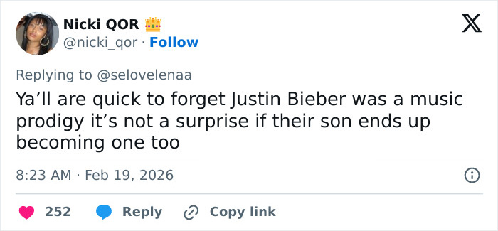 Tweet discussing skepticism about Hailey Bieber's claim involving her toddler son and the term pathological liar.