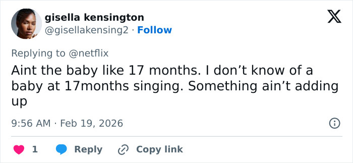 Tweet expressing skepticism about toddler son&rsquo;s abilities related to Hailey Bieber&rsquo;s pathological liar claim.