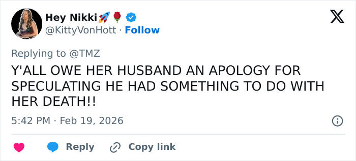 Tweet text reacting to police report unveiling devastating alleged details in Anne Burrell’s tragic passing. Tweet text reacting to police report unveiling devastating alleged details in Anne Burrell’s tragic passing.