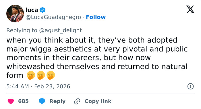 Tweet discussing fans spotting major detail in Kylie Jenner's appearance, highlighting changes in her lips at the 2026 BAFTAs.