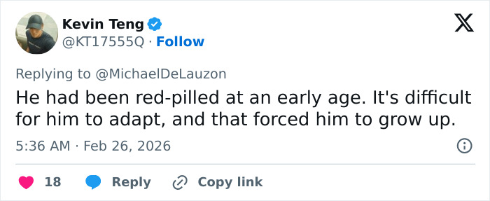 Screenshot of a tweet discussing a lip reader's claim about rude words Barron told Ivanka during the State of the Union.