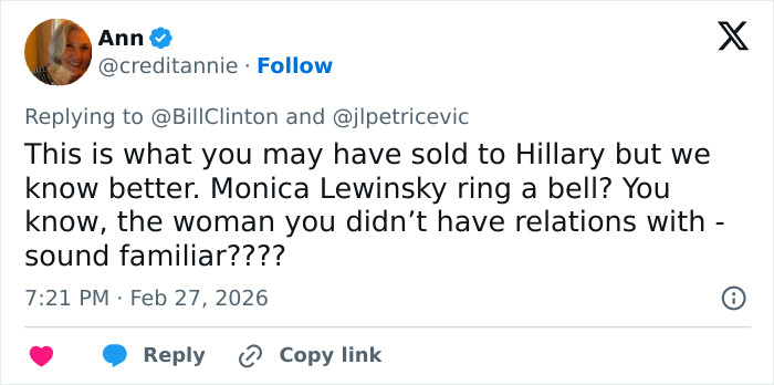 Bill Clinton Releases Fiery Statement Following Hillary’s Testimony On Epstein Ties Bill Clinton Releases Fiery Statement Following Hillary’s Testimony On Epstein Ties