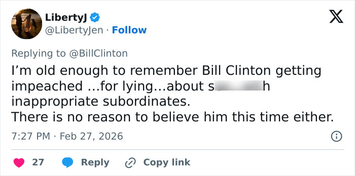 Bill Clinton Releases Fiery Statement Following Hillary’s Testimony On Epstein Ties Bill Clinton Releases Fiery Statement Following Hillary’s Testimony On Epstein Ties