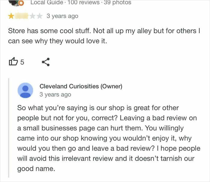 This Business That’s Shutting Down A Successful Bar That’s Been In Its Location For 24 Years For A Harry Potter Themed Airbnb Does Not Like 3 Star Reviews