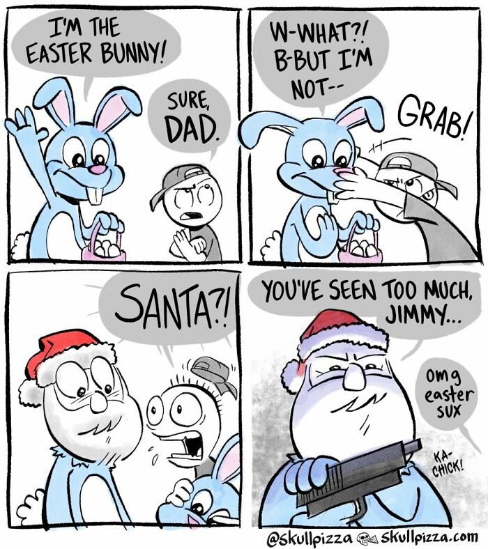 This Artist Turns Dark Humor And Strange Creatures Into Surprisingly Funny Comics (29 Pics)