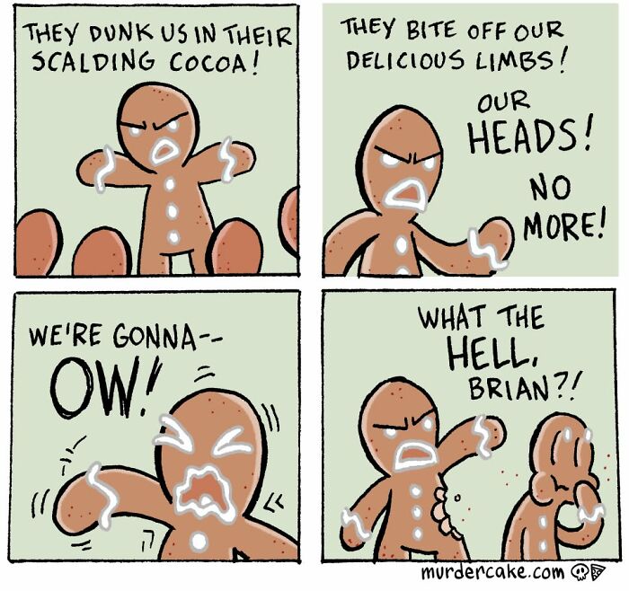 This Artist Turns Dark Humor And Strange Creatures Into Surprisingly Funny Comics (29 Pics)