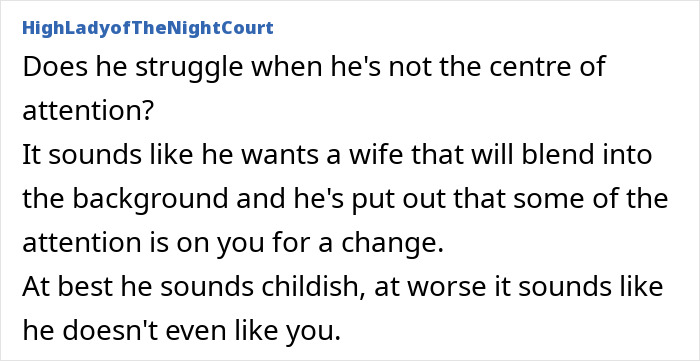 Online discussion about wife hurt by husband&rsquo;s reaction to her wedding look, people say he doesn&rsquo;t like her