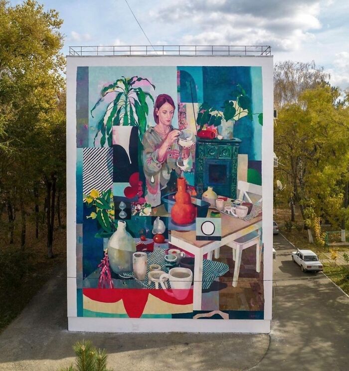 Wall In Solnechnodolsk, Russia (2021)
