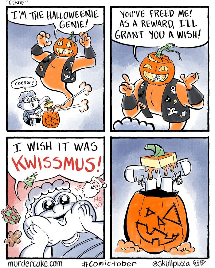 This Artist Turns Dark Humor And Strange Creatures Into Surprisingly Funny Comics (29 Pics)