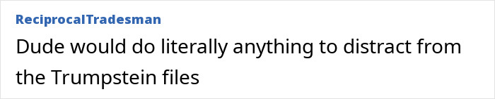 Screenshot of a social media comment discussing Trump and UFO files amidst Elon Musk&rsquo;s daughter&rsquo;s accusation.