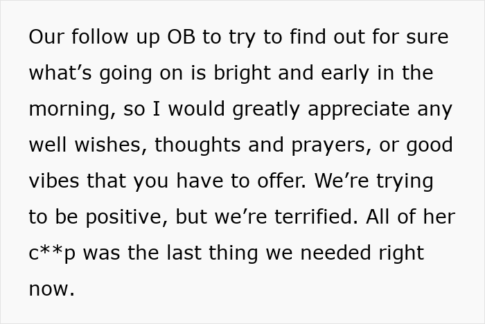 Text message expressing fear and seeking support over a couple suspecting wife's step-mom stealing food causing CPS involvement.