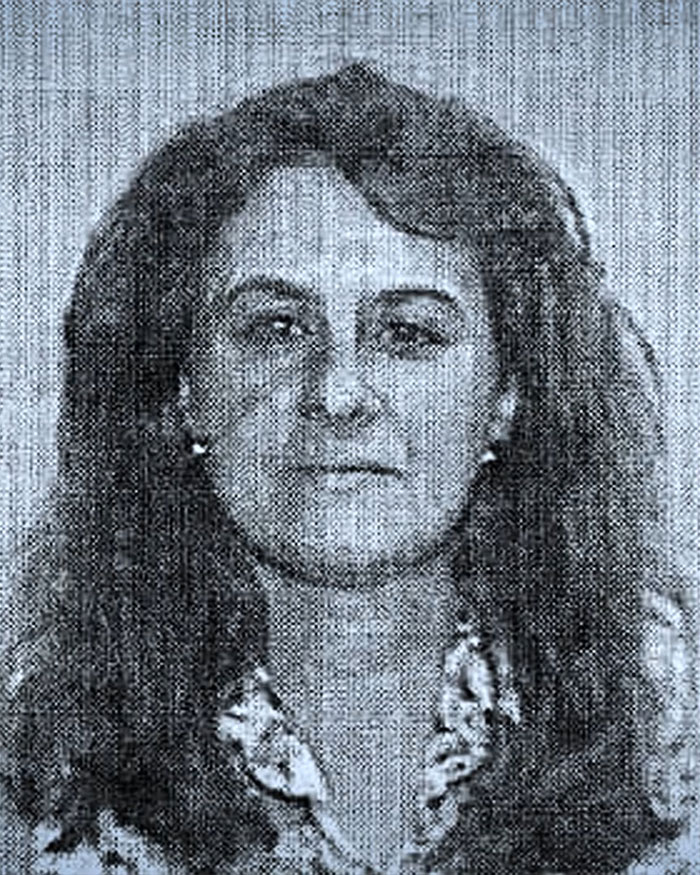 Black and white photo of a woman linked to a mom who vanished 25 years ago and was recently arrested after family discovery