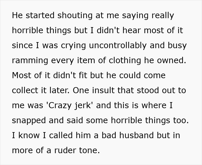 Alt text: Text about a man spinning a tale involving his pregnant female bestie and a shocked wife's reaction to his story