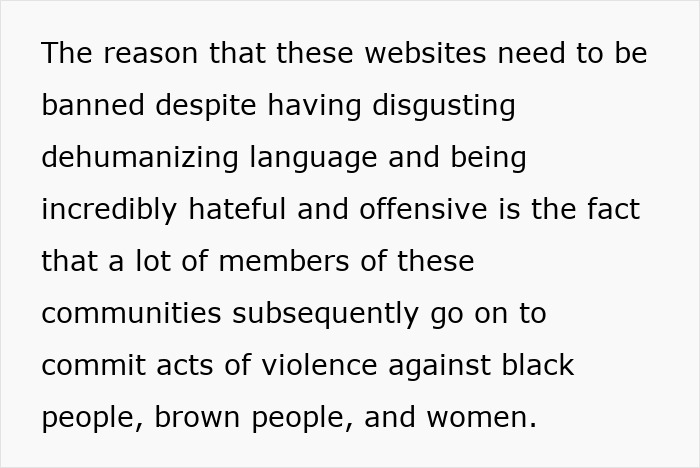 Text about hateful and dehumanizing language in incel forums linked to violence against women and minorities.