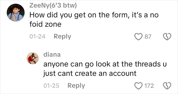 Screenshot of incel forum comments discussing account restrictions in a hidden online incel community.