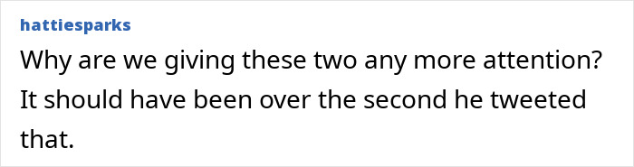 Comment from user hattiesparks expressing frustration about continued attention on Bianca Censori and Kanye’s Venice incident.