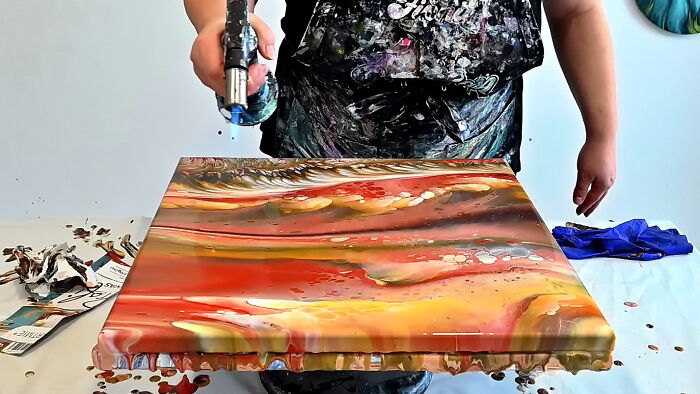Controlled Chaos Dramatic Split Cup Acrylic Pour Tutorial: My Fluid Art Painting
