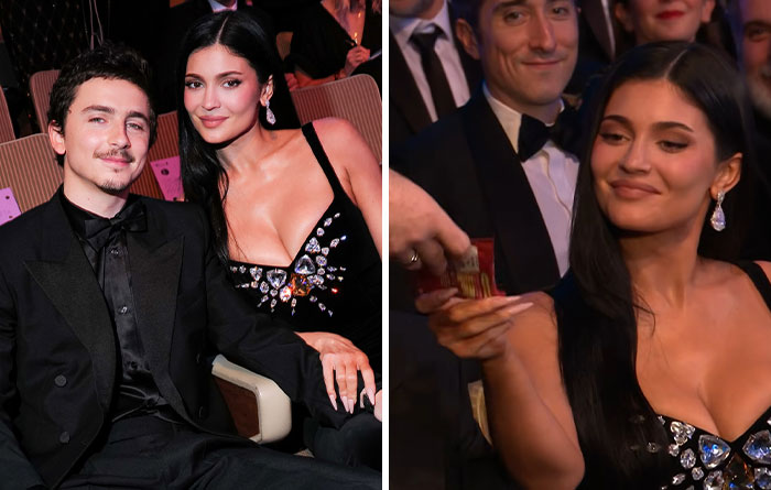 Kylie Jenner and Timothée Chalamet at the 2026 BAFTAs, capturing viral celebrity moments and awkward interactions.