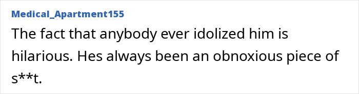 Screenshot of an online comment criticizing Russell Brand following disturbing charges days after baptizing over 20 people in a hot tub.