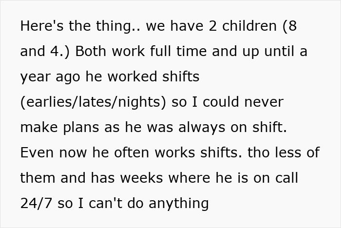 Alt text: Wife gives up social life for family and work, feeling crushed after husband calls her boring with no life