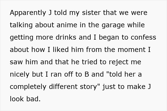 Confession about younger sister causing trouble by sharing different stories to make someone look bad.