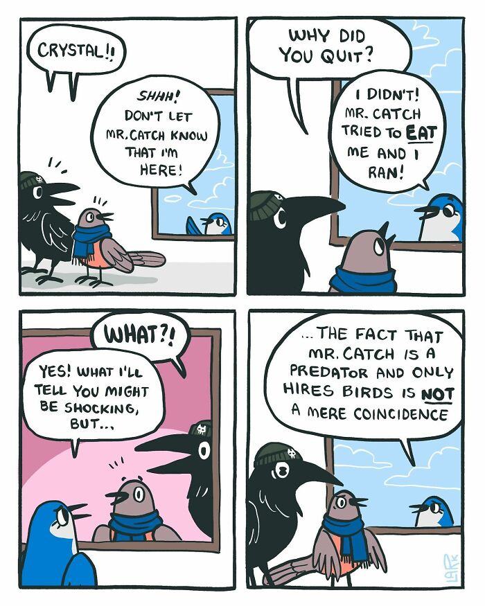 The Bird Office Saga Ends with 60 New Comics By Lark About Birds Working For A Boss Cat