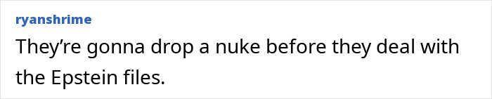 Screenshot of a social media comment discussing Elon Musk&rsquo;s daughter and UFO files in relation to Trump&rsquo;s announcement.