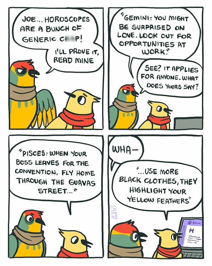 The Bird Office Saga Ends with 60 New Comics By Lark About Birds Working For A Boss Cat