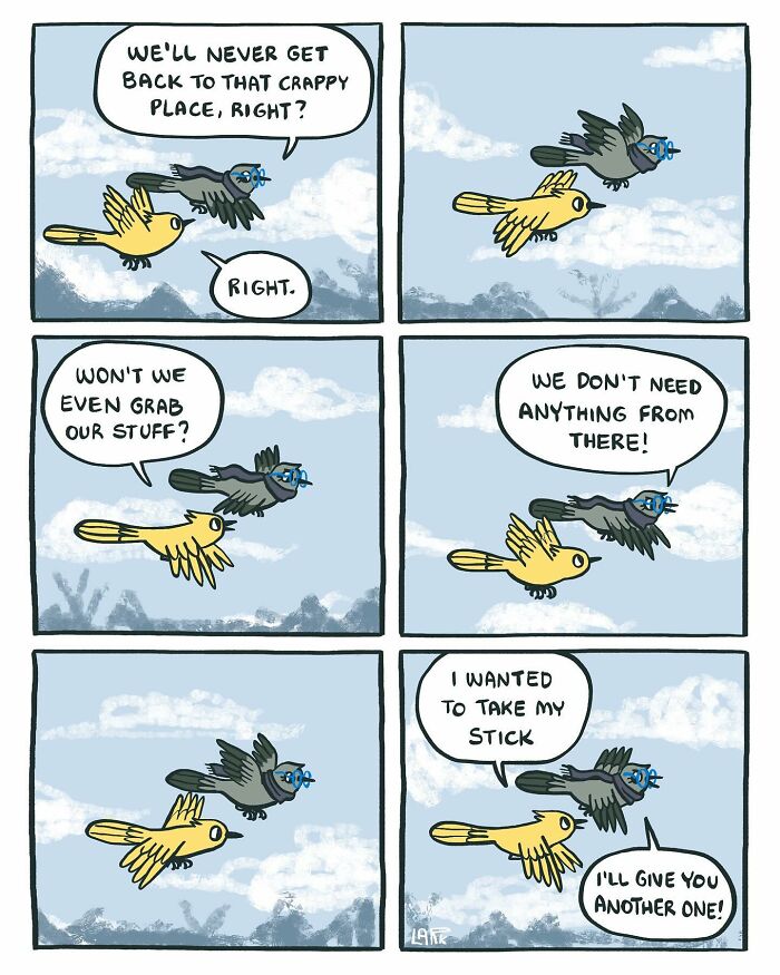 The Bird Office Saga Ends with 60 New Comics By Lark About Birds Working For A Boss Cat