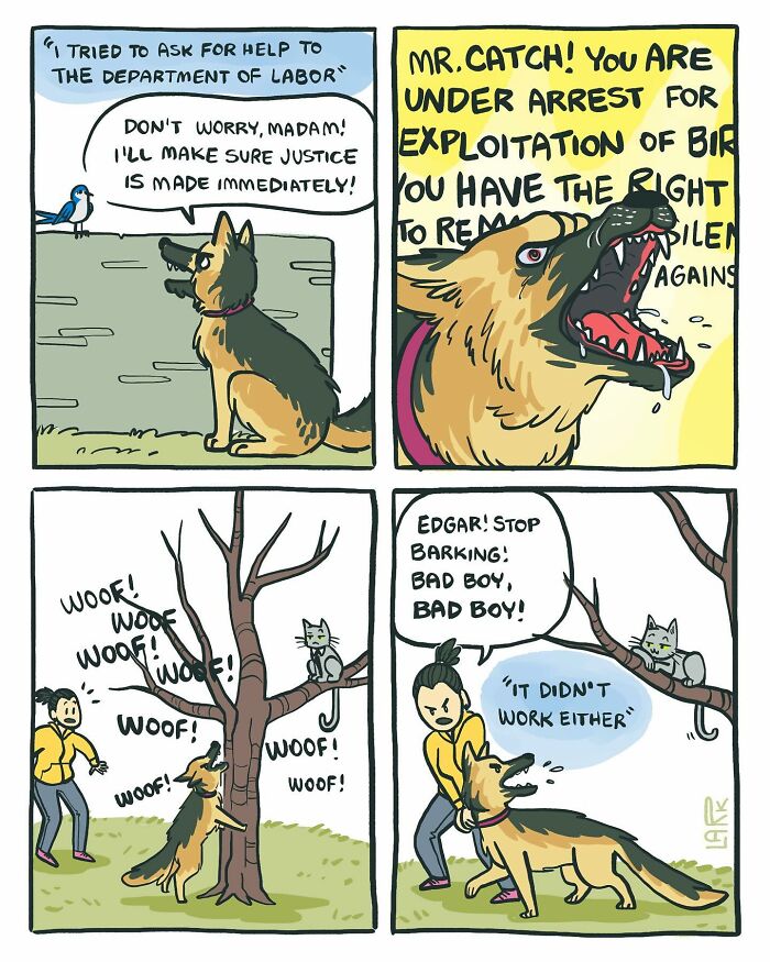 The Bird Office Saga Ends with 60 New Comics By Lark About Birds Working For A Boss Cat