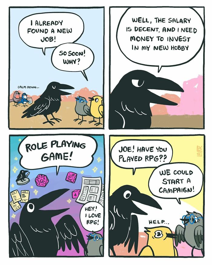 The Bird Office Saga Ends with 60 New Comics By Lark About Birds Working For A Boss Cat