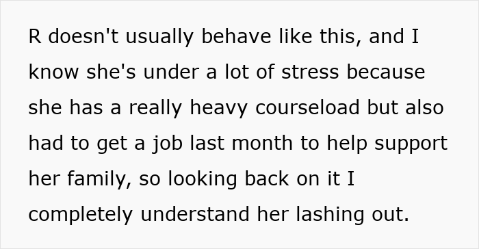 Text excerpt about a lady under stress, exhibiting unusual behavior related to her friend&rsquo;s long hair and wig request.