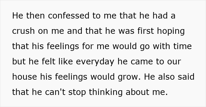 Text excerpt about a boy confessing his growing feelings and crush in a boyfriend confession younger sister trouble story.