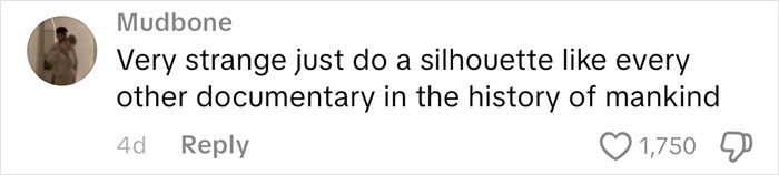 Comment criticizing Netflix's creative decision making the Lucy Letby documentary hard to watch with 1,750 likes.