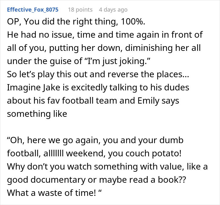 Woman&rsquo;s enjoyment of spicy books sparks a heated conversation at a party, leaving her husband feeling humiliated.