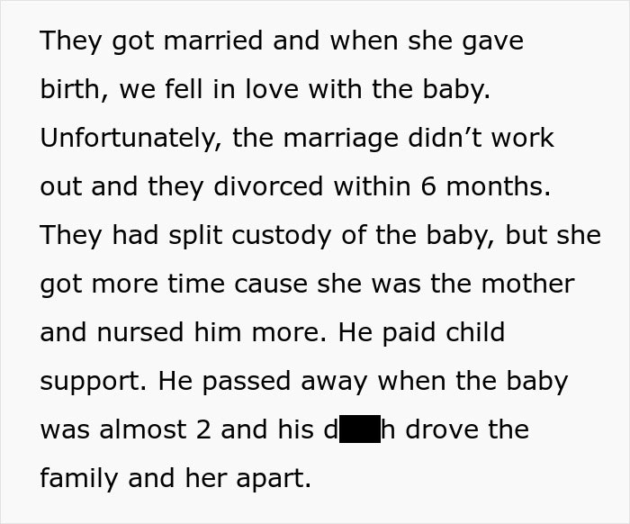 Woman realizes late brother's baby isn&rsquo;t his after testing suspicions, impacting sister-in-law's life and family dynamics.